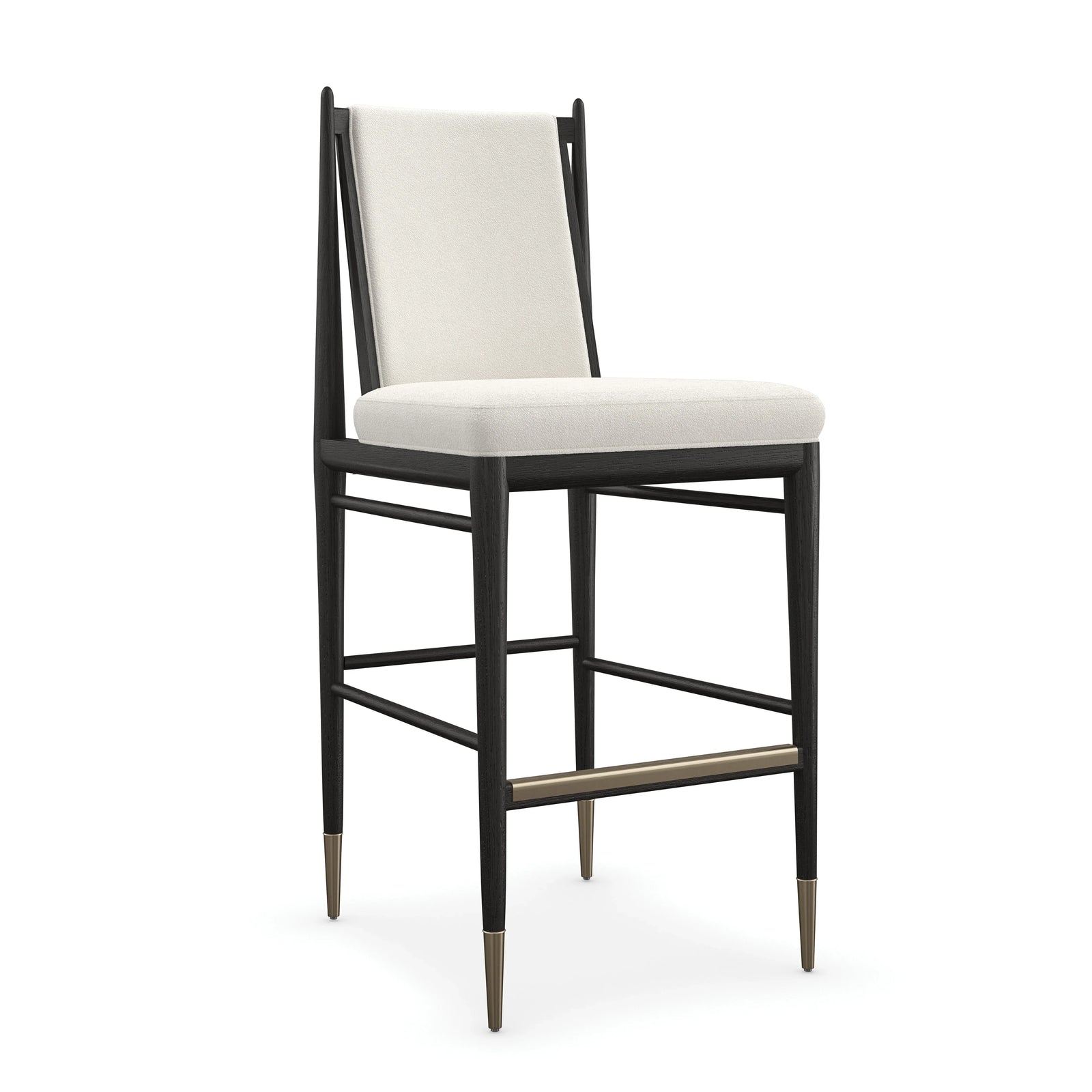 Caracole - Unity Dark Bar Stool - M142-023-302 | American Home Furniture
