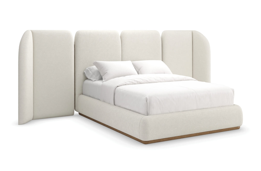 Malta Upholstered Queen Bed - AmericanHomeFurniture