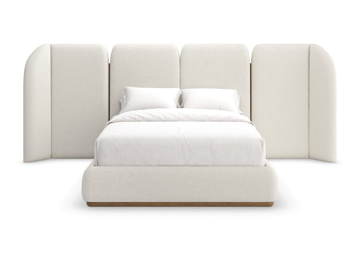 Malta Upholstered Queen Bed - AmericanHomeFurniture