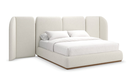 Caracole - Malta Upholstered King Bed - M153-023-121 | American Home Furniture