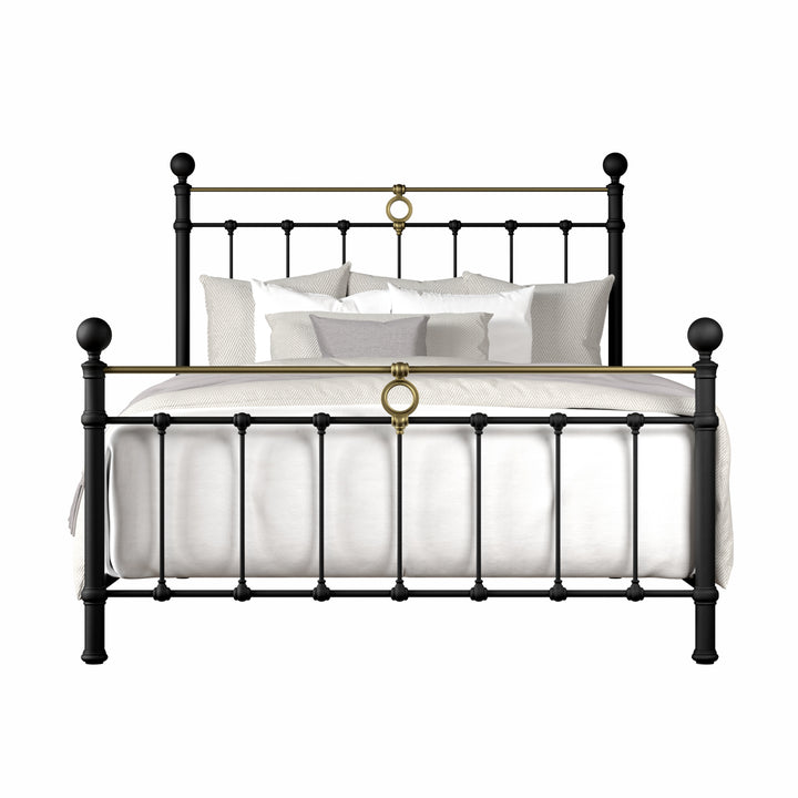 Queen / Sable Onyx Finish w/ Milky Gold Accent Finish