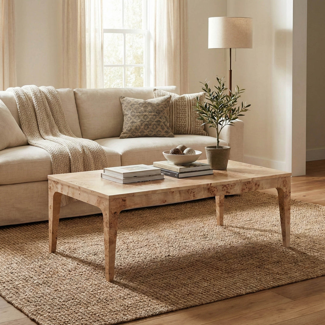 Mappa Coffee Table - Light Burl