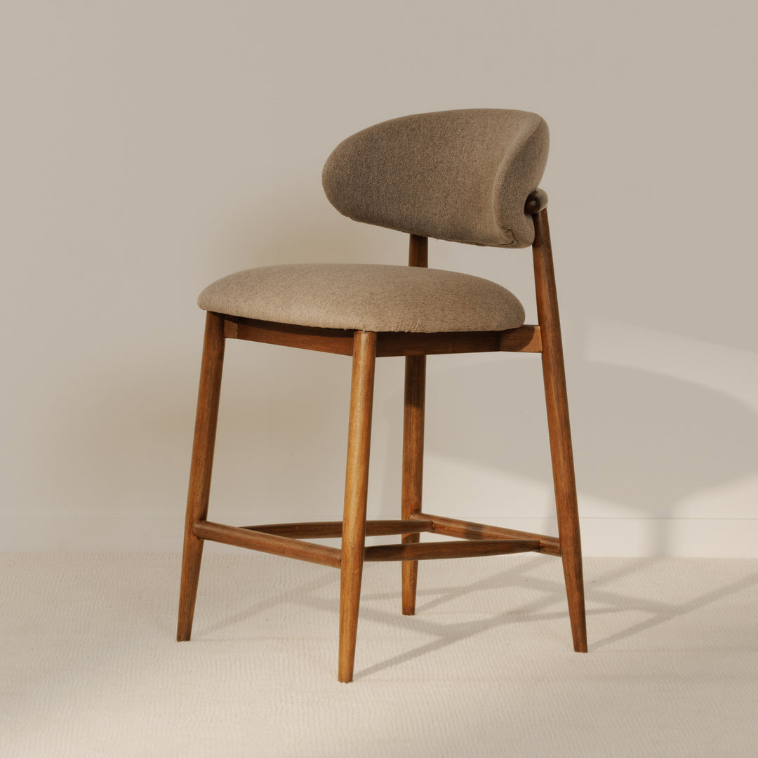Moe's Home Collection - Ellie Counter Stool Light Brown - ME-1070-21 | American Home Furniture