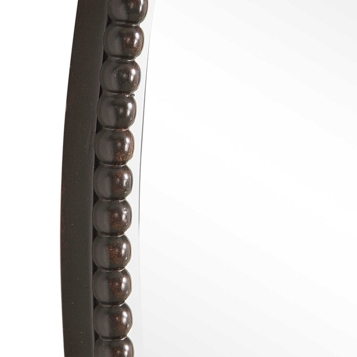 American Home Furniture Uttermost Sherise Bronze Oval Mirror