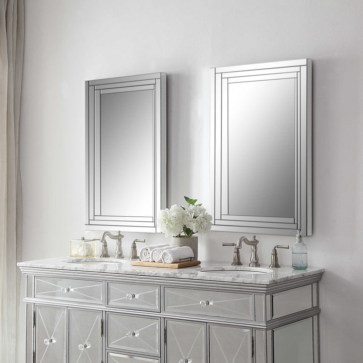 American Home Furniture Uttermost Alanna Frameless Vanity Mirror