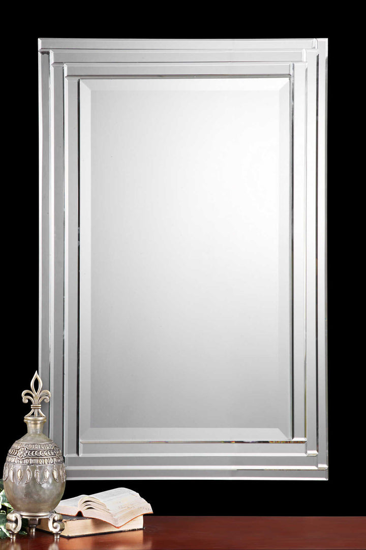 American Home Furniture Uttermost Alanna Frameless Vanity Mirror