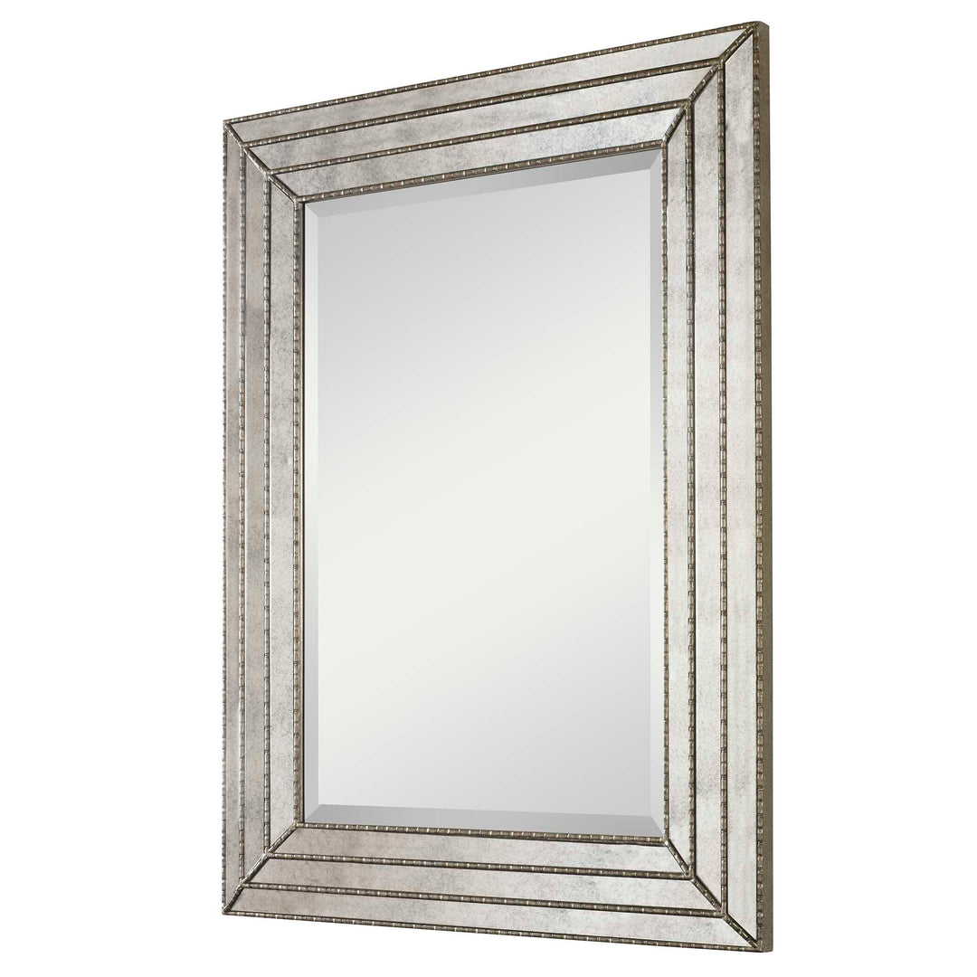 American Home Furniture Uttermost Seymour Antique Silver Mirror