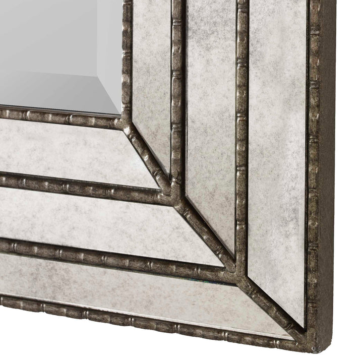 American Home Furniture Uttermost Seymour Antique Silver Mirror