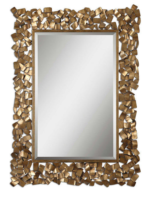 American Home Furniture Uttermost Capulin Antique Gold Mirror