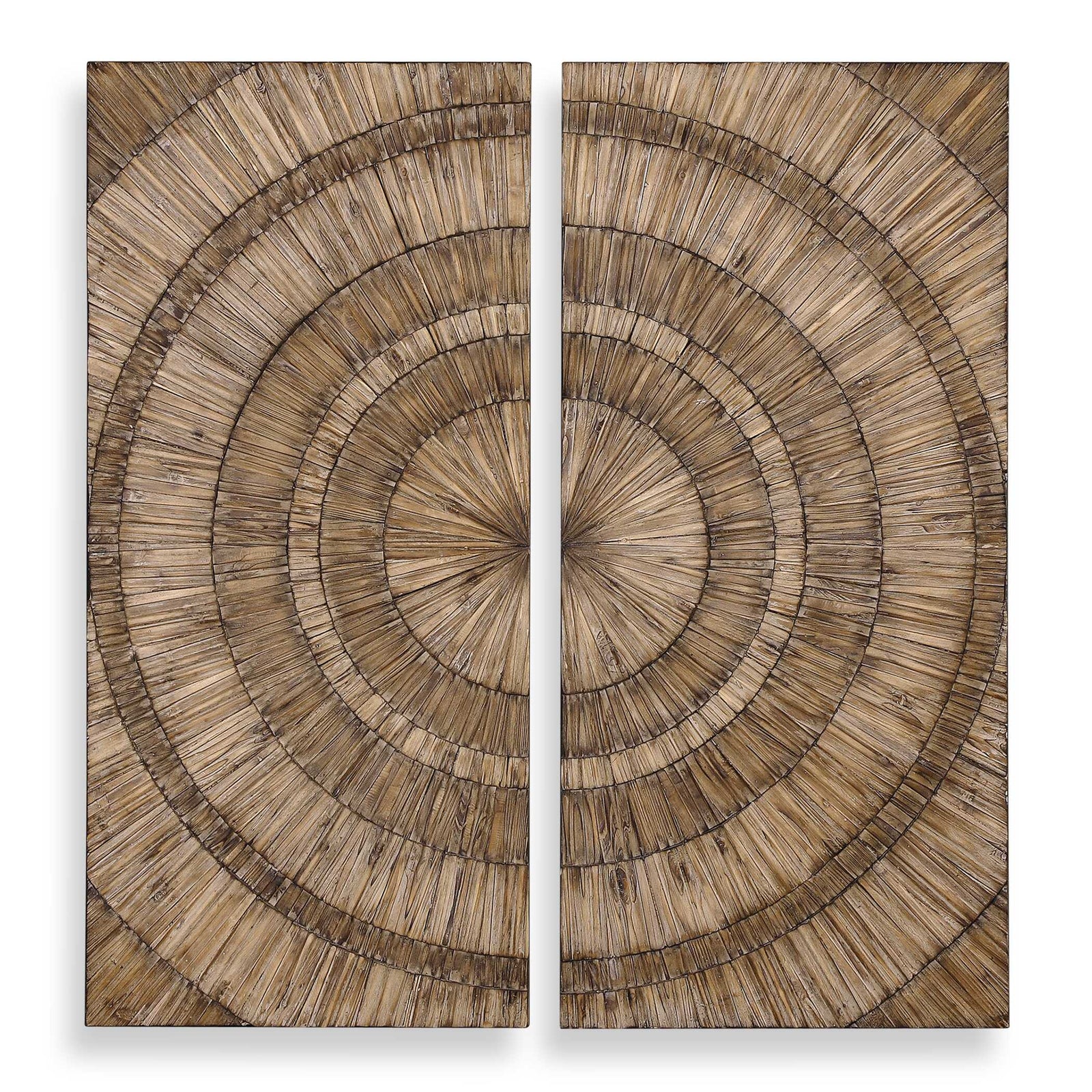 American Home Furniture Uttermost Lanciano Wood Wall Art