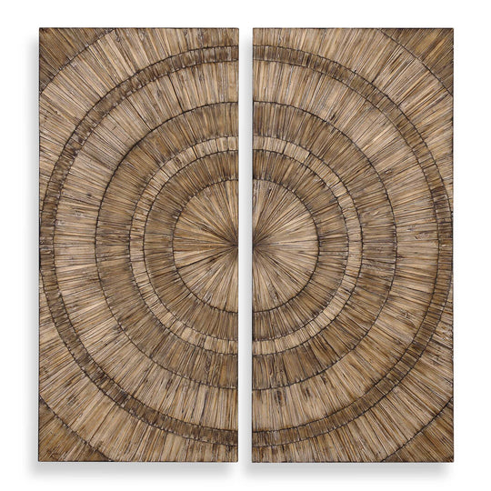 American Home Furniture Uttermost Lanciano Wood Wall Art
