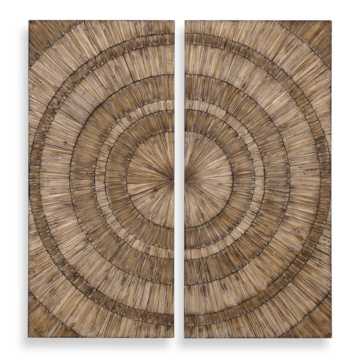 American Home Furniture Uttermost Lanciano Wood Wall Art