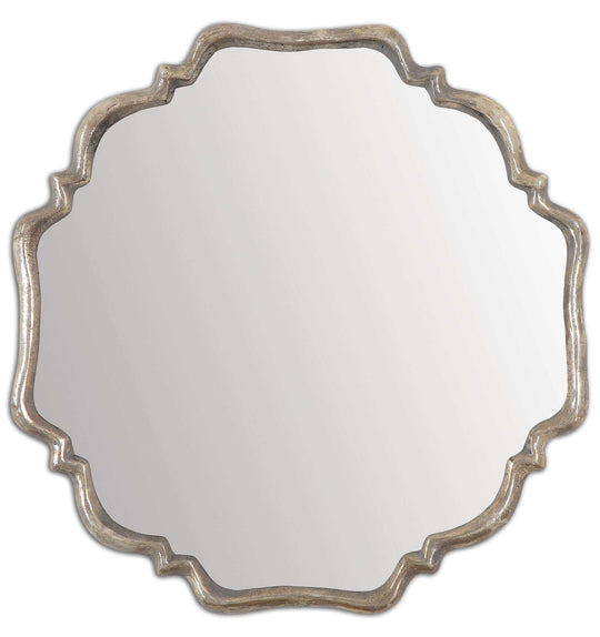 American Home Furniture Uttermost Valentia Silver Mirror