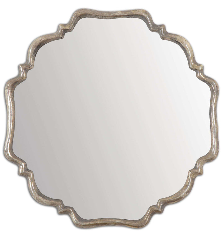 American Home Furniture Uttermost Valentia Silver Mirror