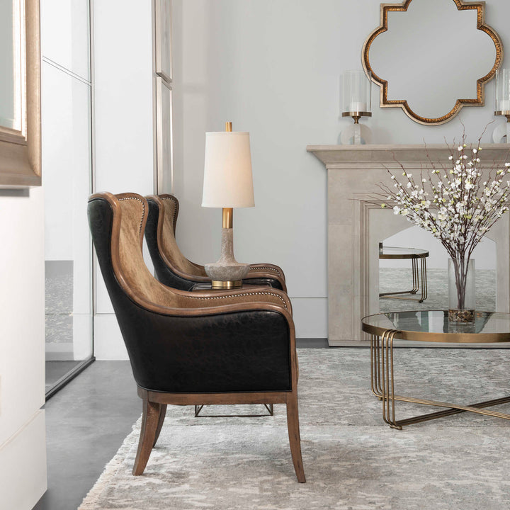 American Home Furniture Uttermost Lourosa Gold Mirror