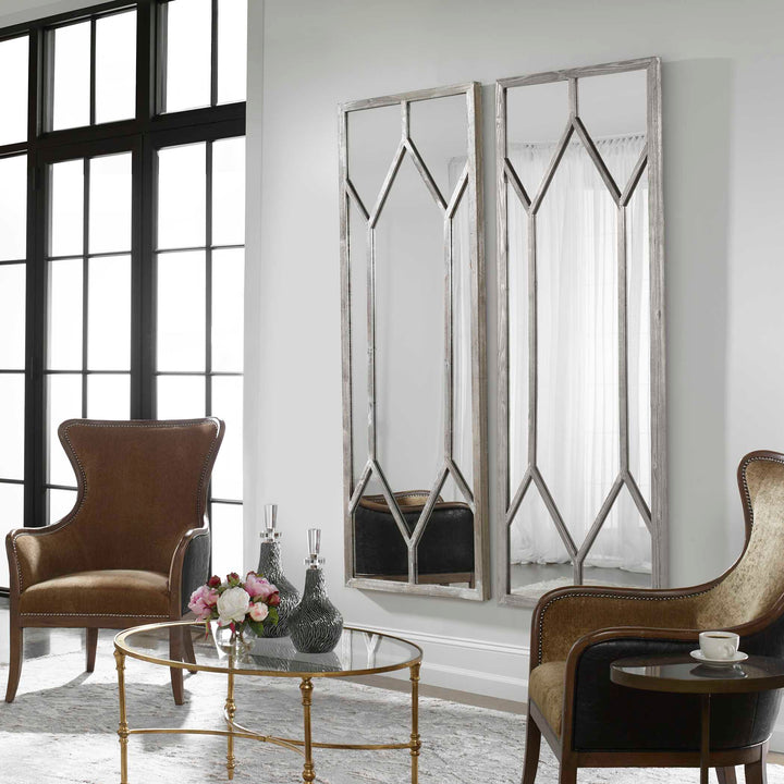 American Home Furniture Uttermost Sarconi Oversized Mirror