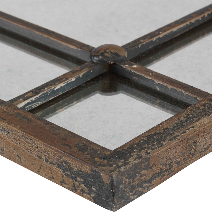 American Home Furniture Uttermost Saragano Square Mirrors Set/2