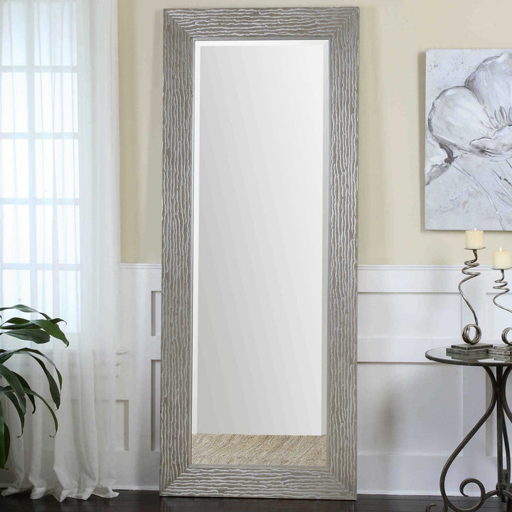 American Home Furniture Uttermost Amadeus Large Silver Mirror