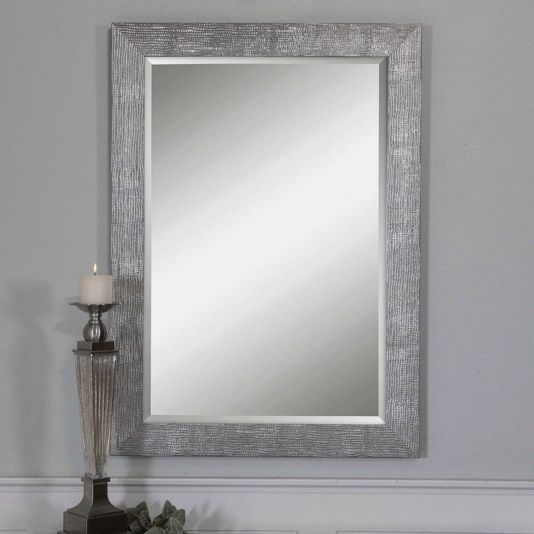 American Home Furniture Uttermost Tarek Silver Mirror