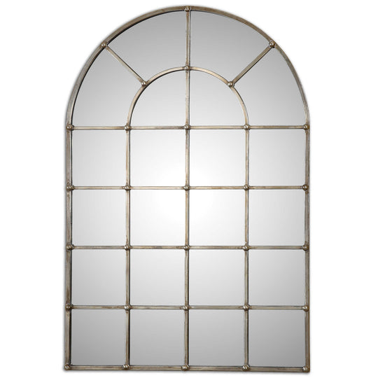 American Home Furniture Uttermost Barwell Arch Window Mirror