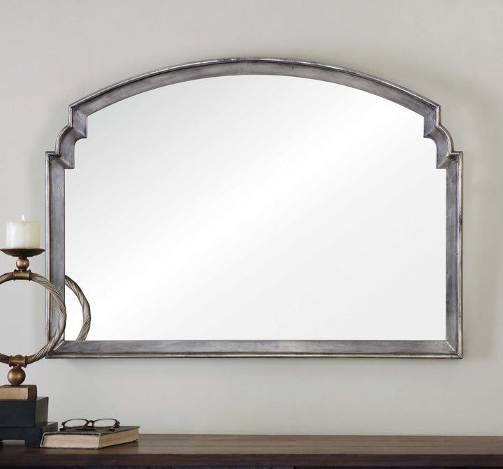 American Home Furniture Uttermost Via Della Silver Mirror