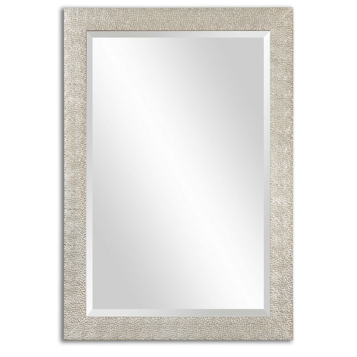 American Home Furniture Uttermost Porcius Antiqued Silver Mirror