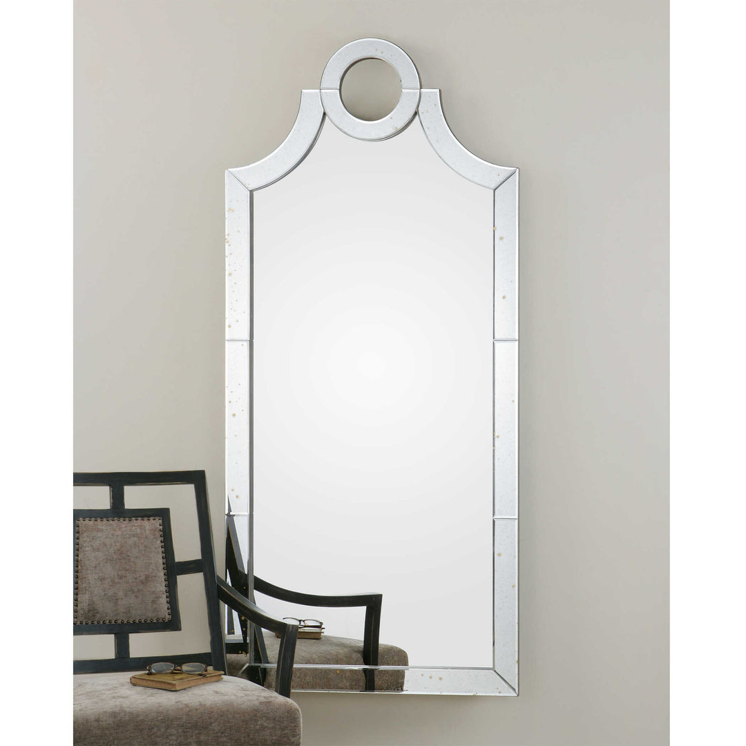 American Home Furniture Uttermost Acacius Arched Mirror