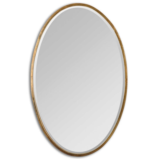American Home Furniture Uttermost Herleva Gold Oval Mirror