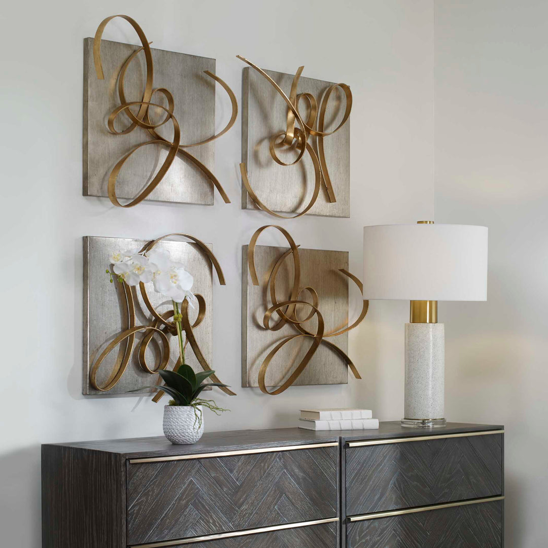 American Home Furniture Uttermost Harmony Metal Wall Art, Set of 2