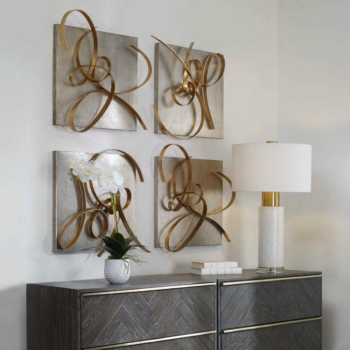 American Home Furniture Uttermost Harmony Metal Wall Art, Set of 2