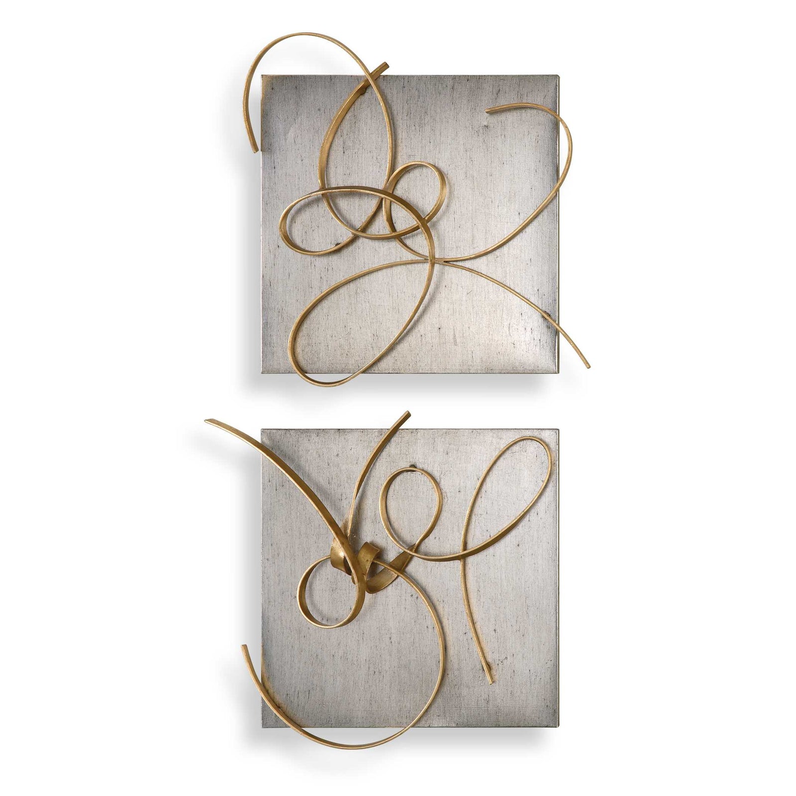 American Home Furniture Uttermost Harmony Metal Wall Art, Set of 2