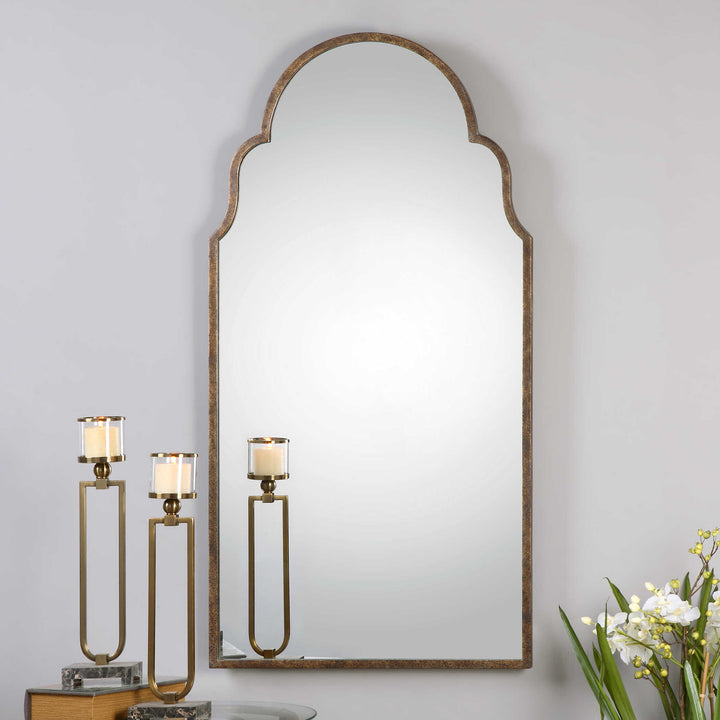American Home Furniture Uttermost Brayden Tall Arch Mirror