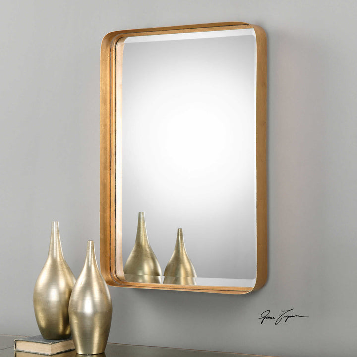 American Home Furniture Uttermost Crofton Antique Gold Mirror
