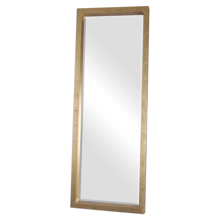 American Home Furniture Uttermost Edmonton Gold Leaner Mirror