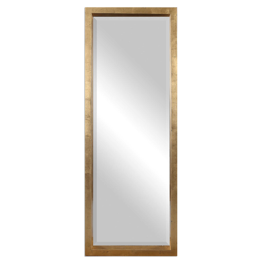 American Home Furniture Uttermost Edmonton Gold Leaner Mirror