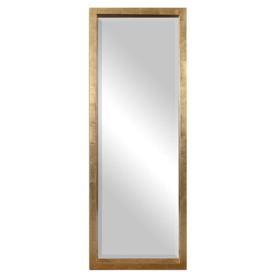 American Home Furniture Uttermost Edmonton Gold Leaner Mirror