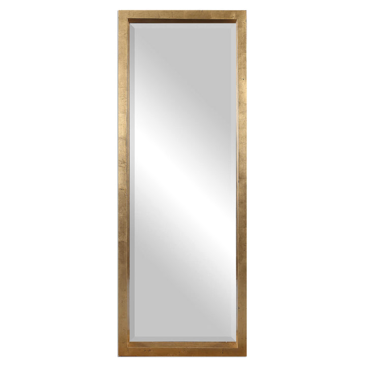 American Home Furniture Uttermost Edmonton Gold Leaner Mirror