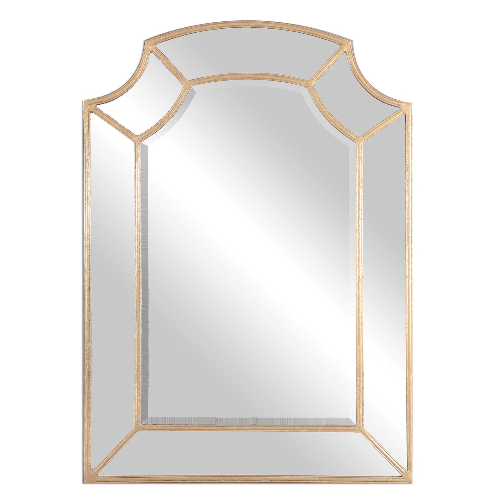 American Home Furniture Uttermost Francoli Gold Arch Mirror