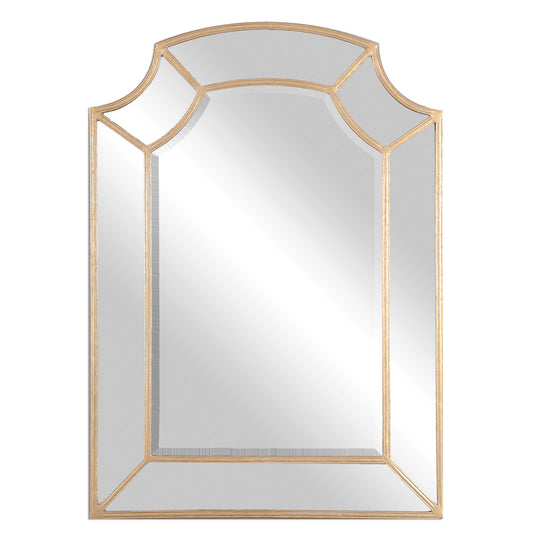 American Home Furniture Uttermost Francoli Gold Arch Mirror