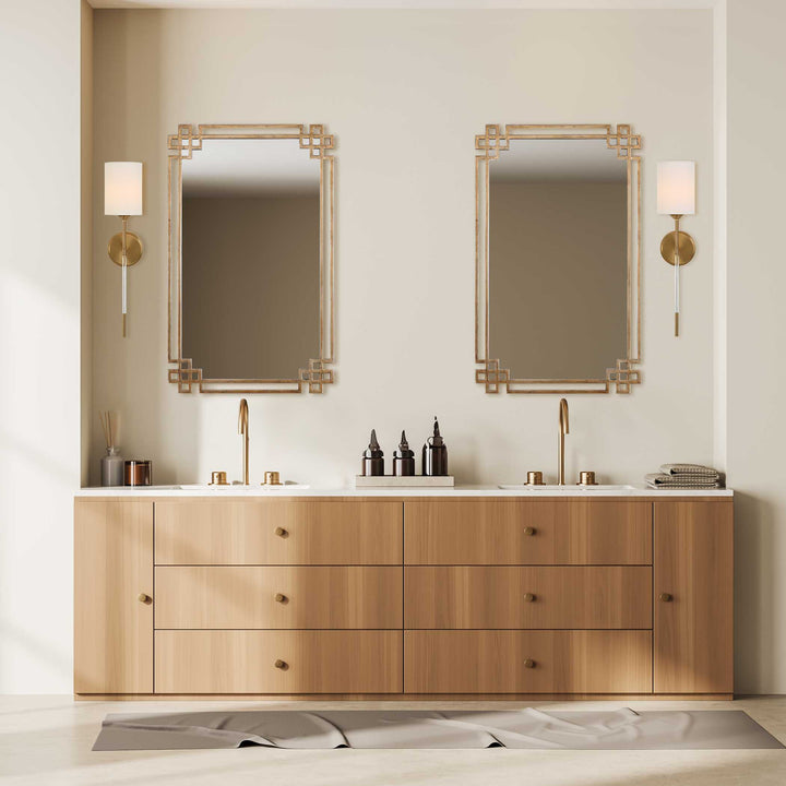 American Home Furniture Uttermost Devoll Antique Gold Mirror