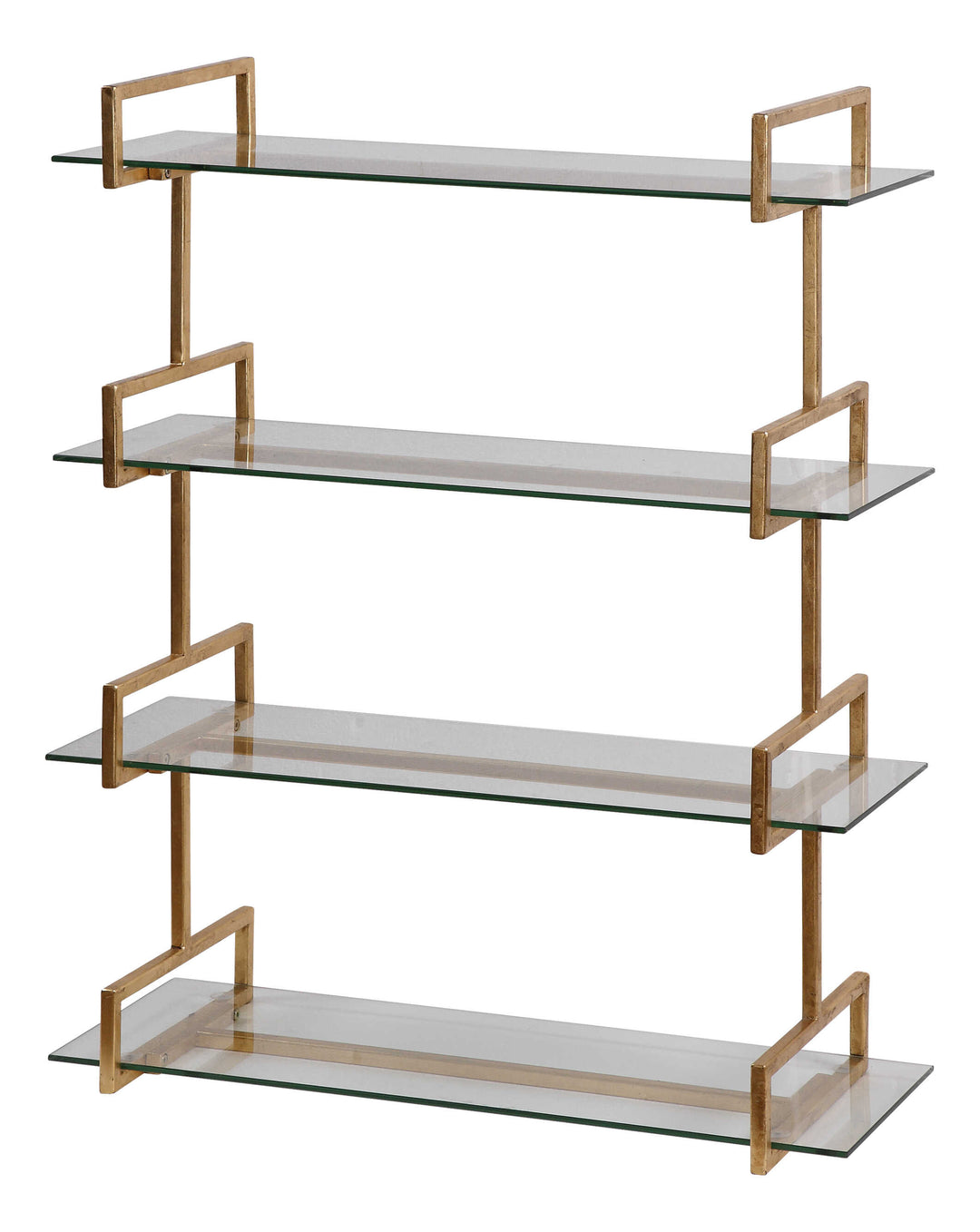 American Home Furniture Uttermost Auley Gold Wall Shelf