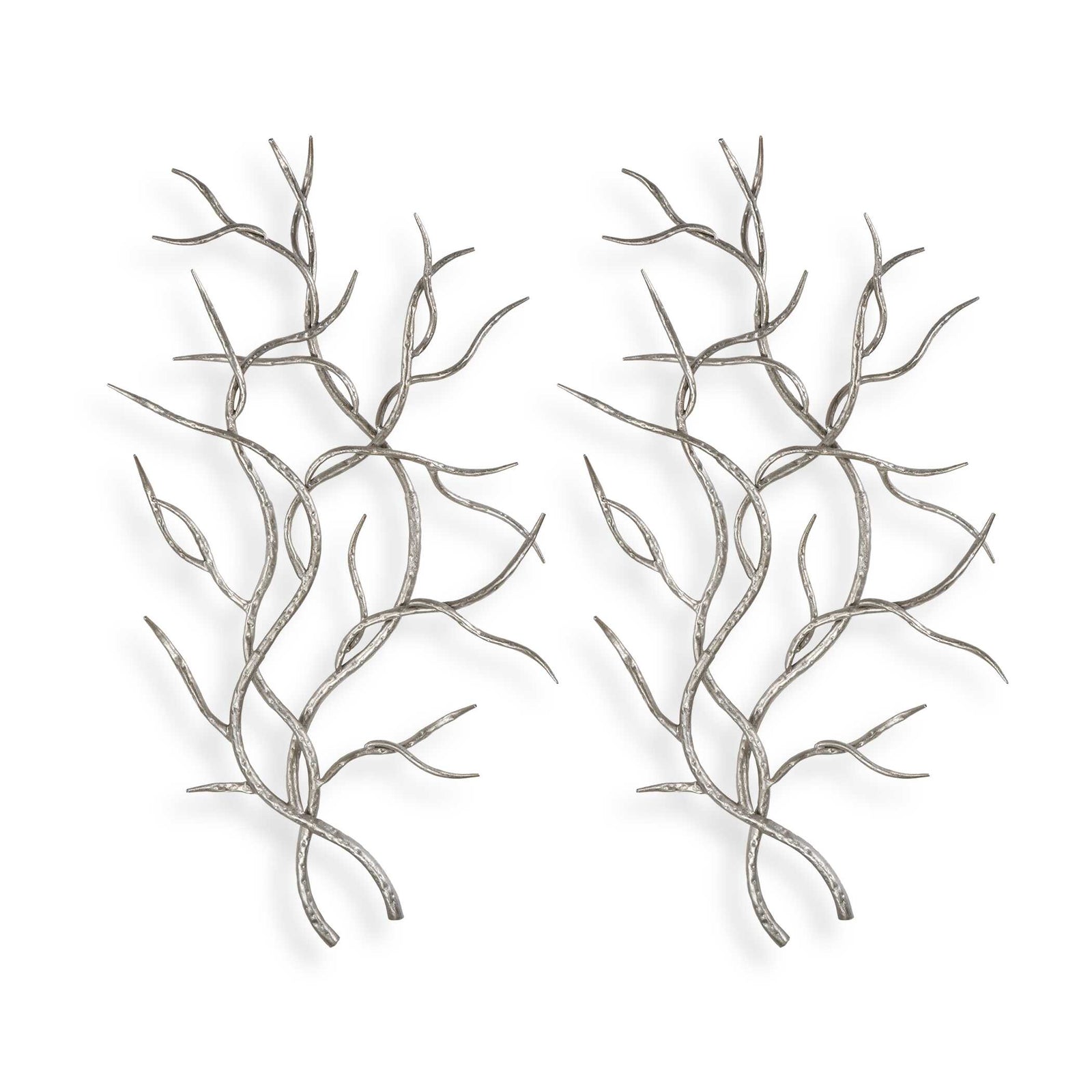 American Home Furniture Uttermost Silver Branches Wall Art Set of 2