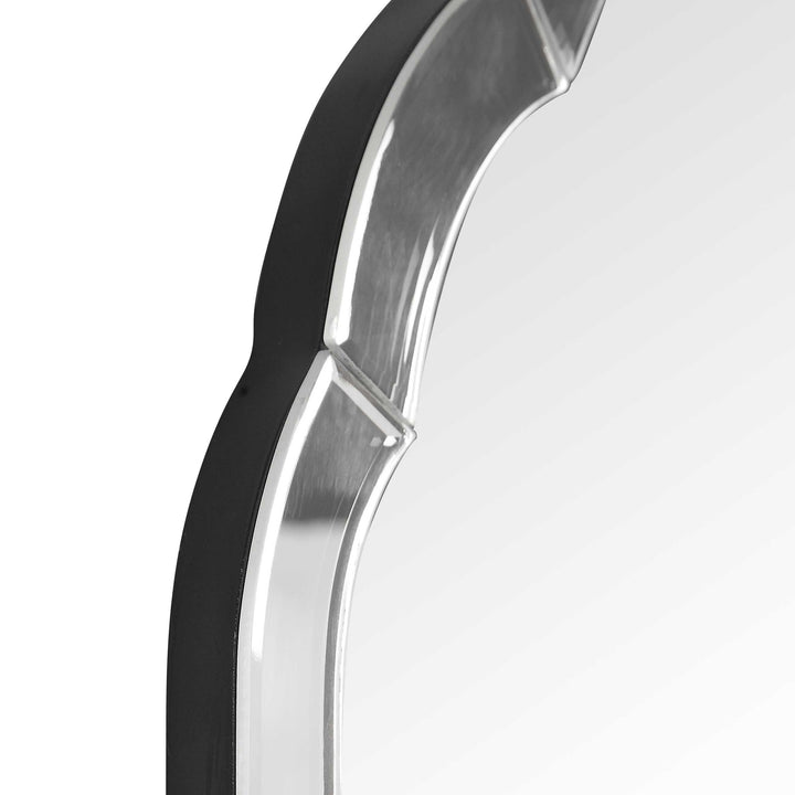 American Home Furniture Uttermost Brayden Frameless Arched Mirror