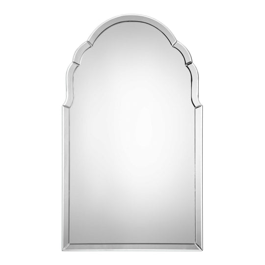 American Home Furniture Uttermost Brayden Frameless Arched Mirror