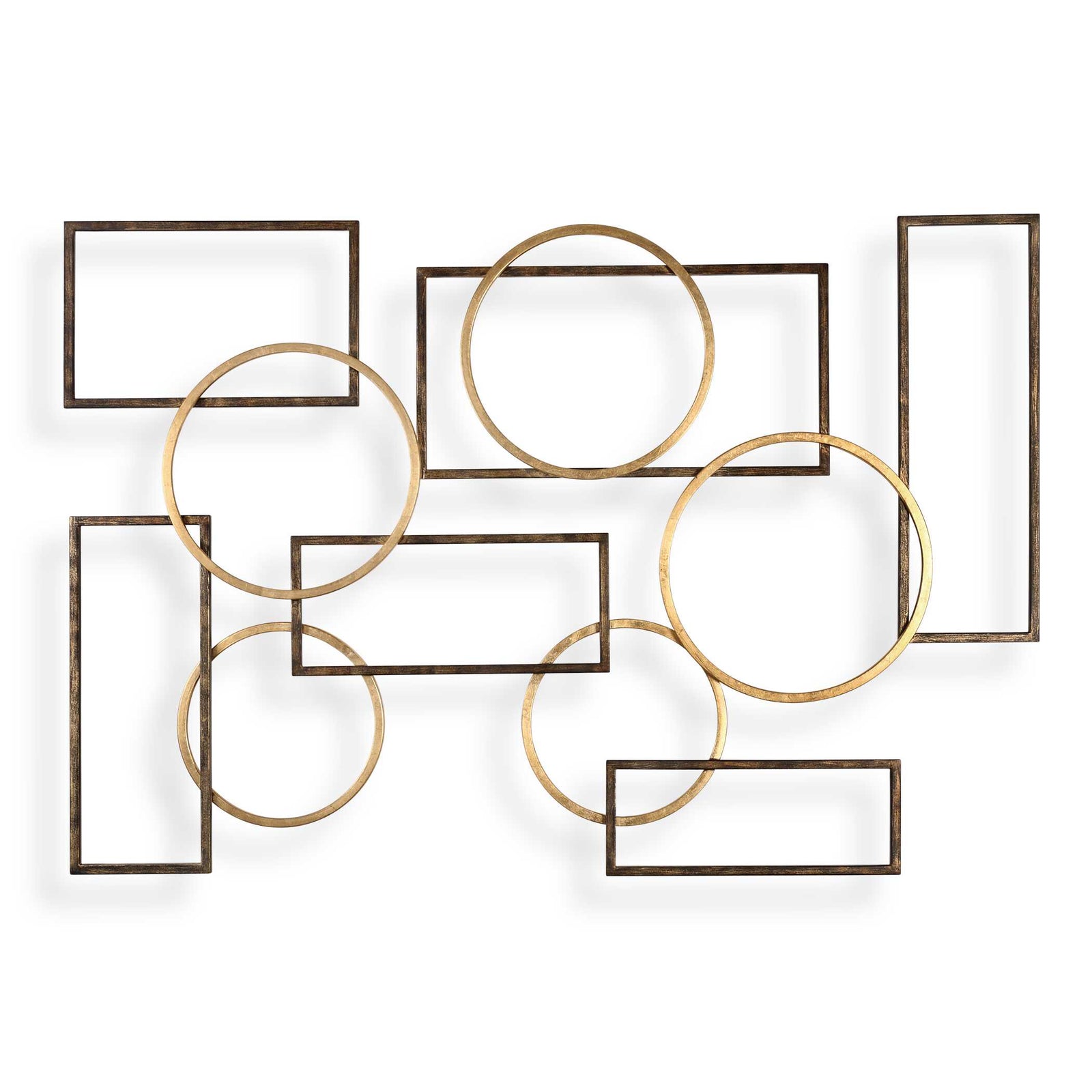 American Home Furniture Uttermost Elias Bronze and Gold Wall Art