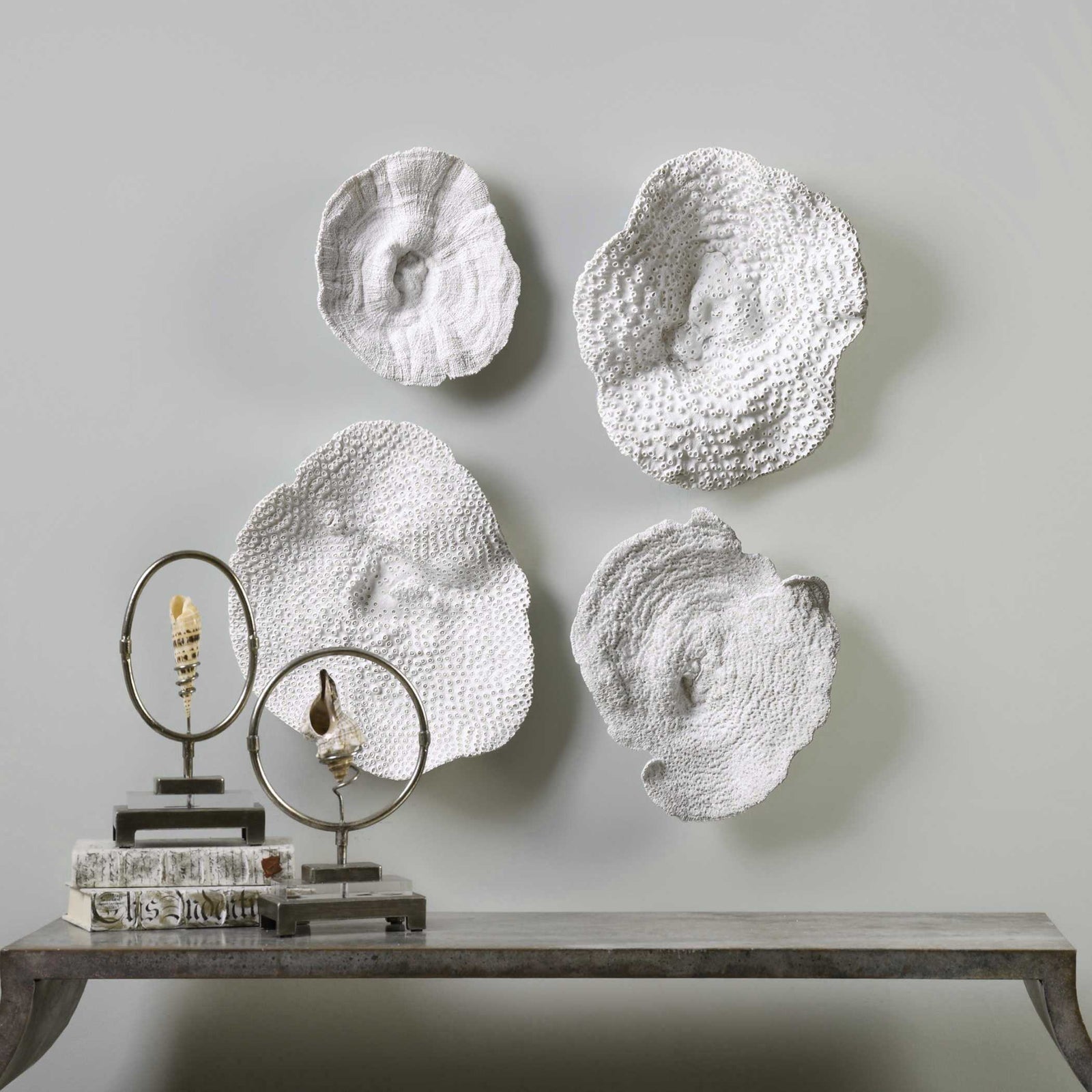 American Home Furniture Uttermost Sea Coral Wall Art Set of 4