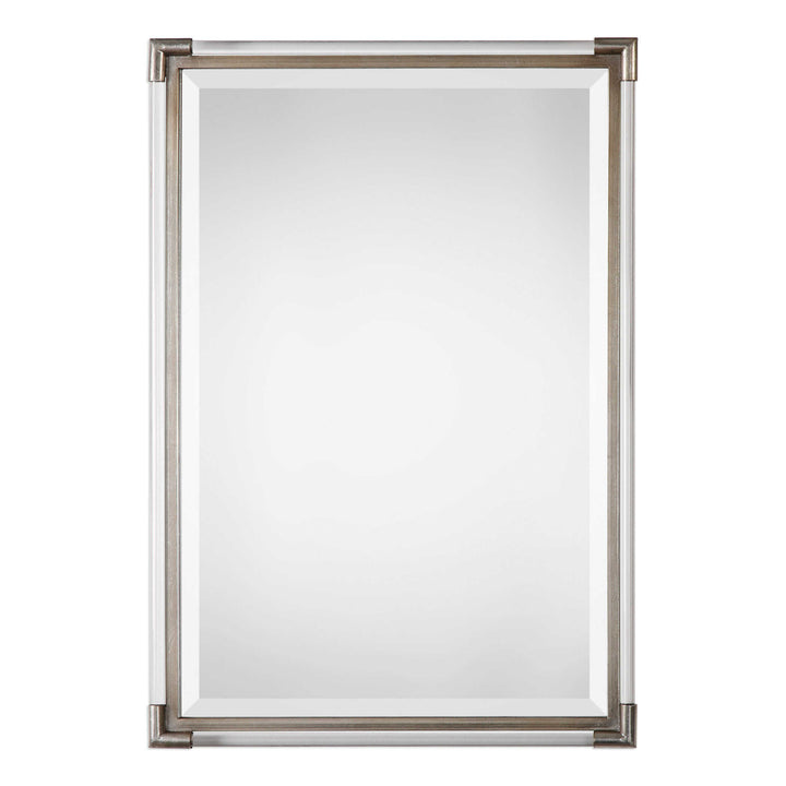 American Home Furniture Uttermost Mackai Metallic Silver Mirror