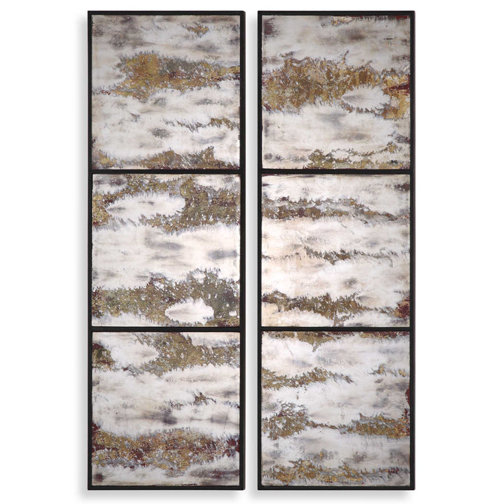 American Home Furniture Uttermost Rahila Mirrored Wall Panels