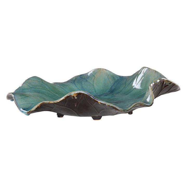 American Home Furniture Uttermost Abella Ceramic Flowers Set of 3