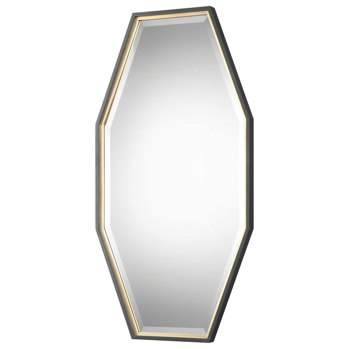 American Home Furniture Uttermost Savion Gold Octagon Mirror